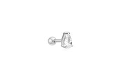  Ear Edit - Oorstekers - Zilver / Gerodineerd - Zirkonia
